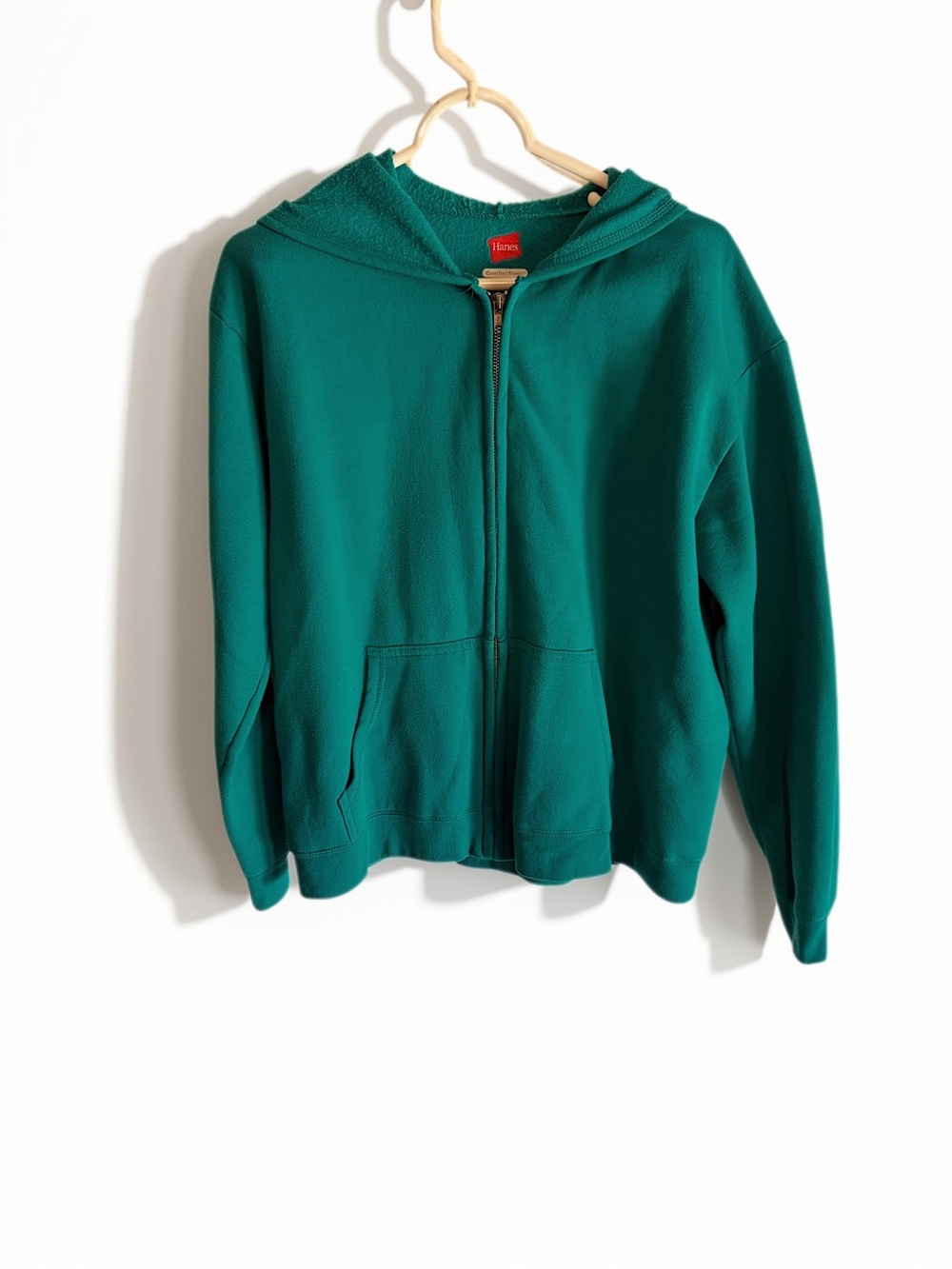 Hanes Full-Zip Hoodie Jacket - Teal